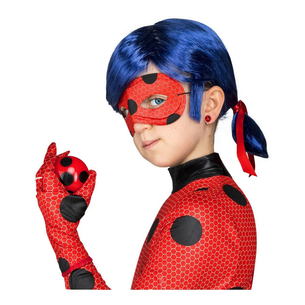Costum Deghizare pentru Copii Lady Bug 12-14 Ani Roșu - Jucarii si jocuri, Costume și accesorii