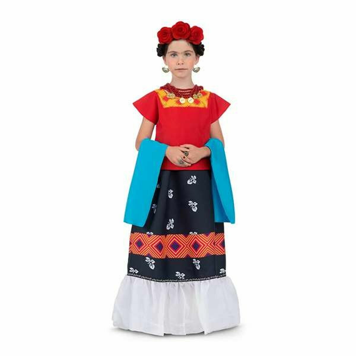Costum Deghizare pentru Copii My Other Me Frida Kahlo 4 Piese - Jucarii si jocuri, Costume și accesorii