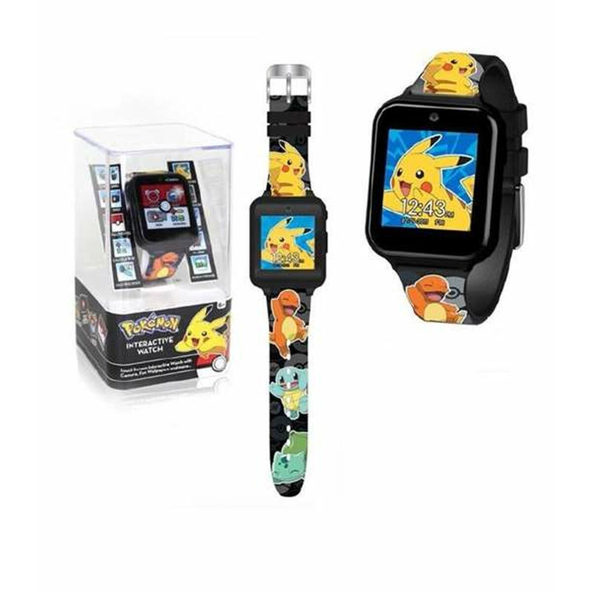 Ceas Copii Pokémon Interactiv 4 x 1,30 x 1 cm - Bebelus, Jucăriile copilăriei timpurii