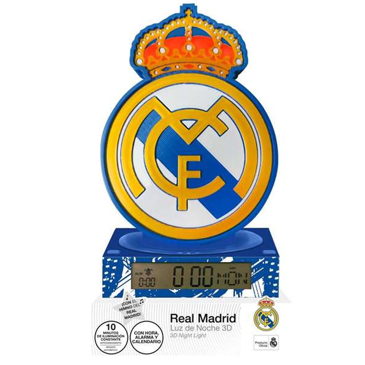 Ceas Deșteptător Real Madrid C.F. - Jucarii si jocuri, Jucării electronice