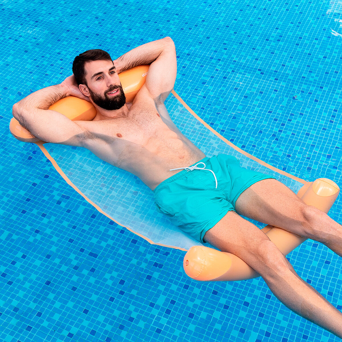 Hamac de apă plutitor individual pentru piscina de înot Pulok InnovaGoods - Jucarii si jocuri, În aer liber și sport