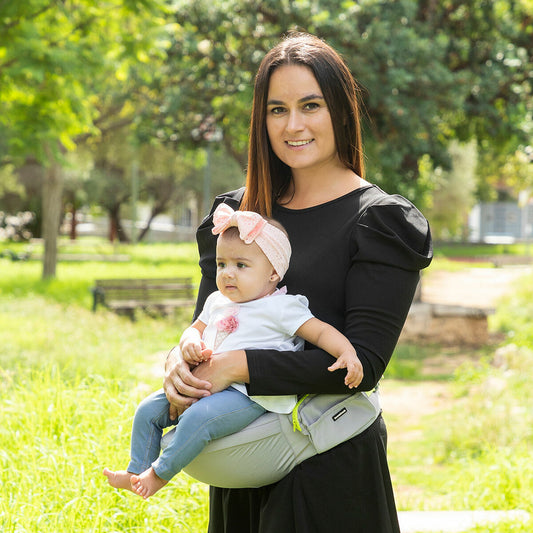 Centură port-bebe evolutivă cu buzunare Seccaby InnovaGoods - Sport și în aer liber, Camping și drumeții