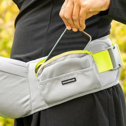 Centură port-bebe evolutivă cu buzunare Seccaby InnovaGoods - Sport și în aer liber, Camping și drumeții