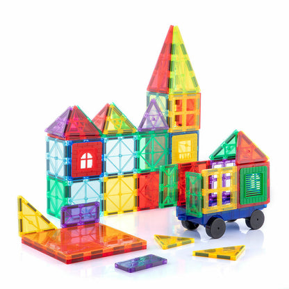 Blocuri de construcție magnetice 3D Magoks InnovaGoods 57 Piese - Jucarii si jocuri