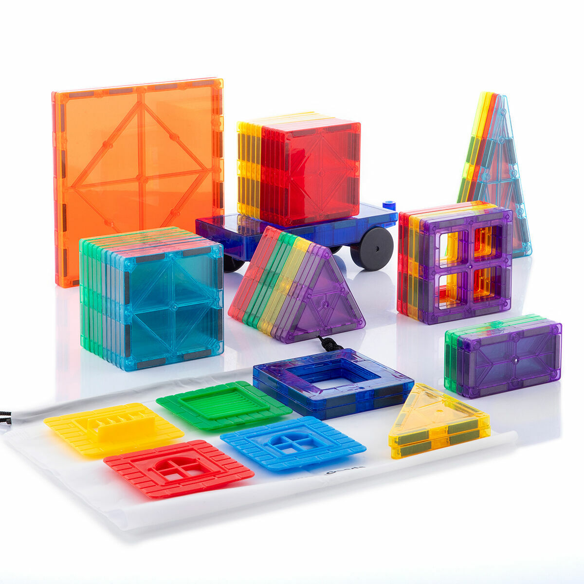 Blocuri de construcție magnetice 3D Magoks InnovaGoods 57 Piese - Jucarii si jocuri