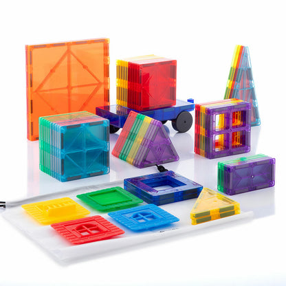 Blocuri de construcție magnetice 3D Magoks InnovaGoods 57 Piese - Jucarii si jocuri