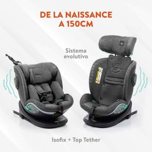 Scaun Auto Babyauto XPERTA BLACK LINE Negru 0 (de 0 a 10 kilos) 0+ (de 0 a 13 kilos) I (9 - 18 kg) II (15-25 kg) III (22 - 36 kg - Bebelus, Scaune auto și accesorii