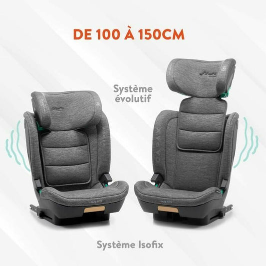 Scaun Auto Babyauto CAPAX GREY DOBBY Gri II (15-25 kg) Infantil ECE R129 - Bebelus, Scaune auto și accesorii