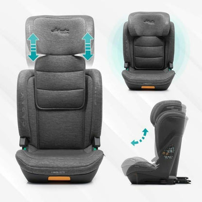 Scaun Auto Babyauto CAPAX GREY DOBBY Gri II (15-25 kg) Infantil ECE R129 - Bebelus, Scaune auto și accesorii