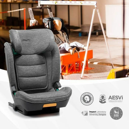 Scaun Auto Babyauto CAPAX GREY DOBBY Gri II (15-25 kg) Infantil ECE R129 - Bebelus, Scaune auto și accesorii