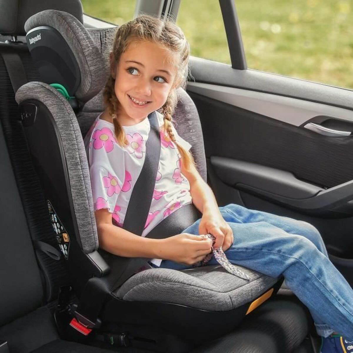 Scaun Auto Babyauto CAPAX GREY DOBBY Gri II (15-25 kg) Infantil ECE R129 - Bebelus, Scaune auto și accesorii