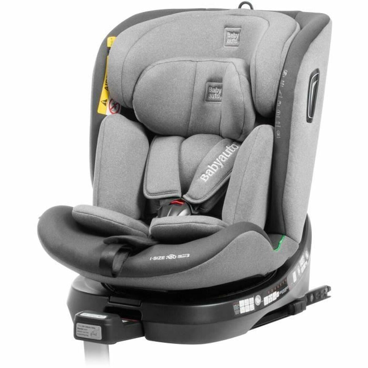 Scaun Auto Babyauto Antracit 0 (de 0 a 10 kilos) I (9 - 18 kg) II (15-25 kg) III (22 - 36 kg) Infantil ECE R129 - Bebelus, Scaune auto și accesorii
