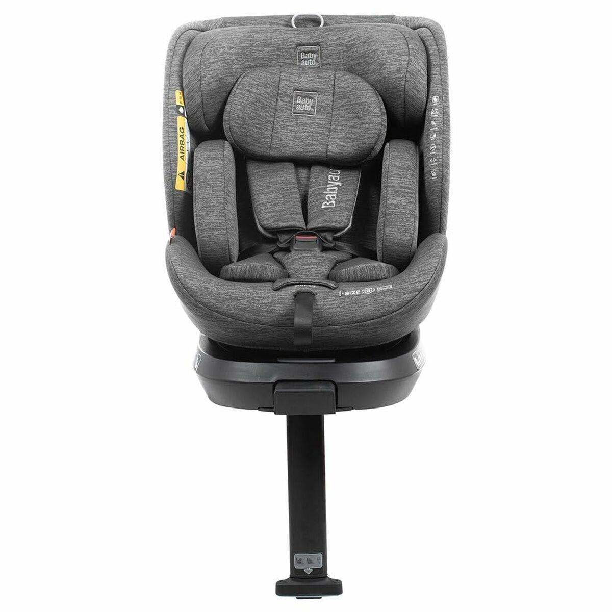 Scaun Auto Babyauto CORE Gri 0 (de 0 a 10 kilos) I (9 - 18 kg) II (15-25 kg) III (22 - 36 kg) Infantil ECE R129/04 - Bebelus, Scaune auto și accesorii