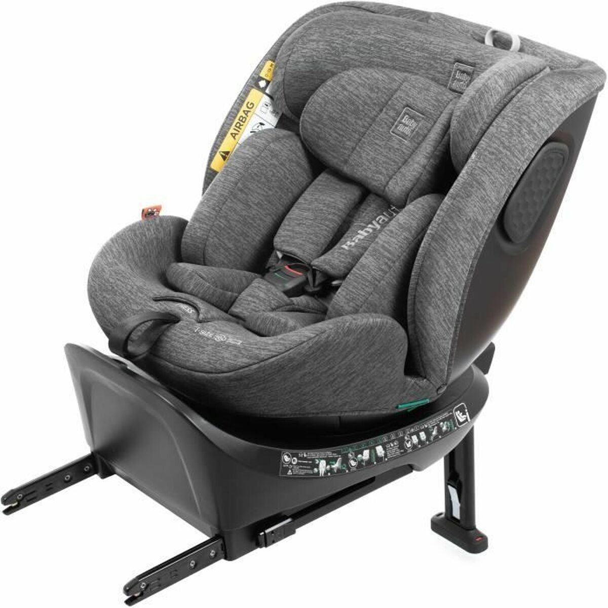 Scaun Auto Babyauto CORE Gri 0 (de 0 a 10 kilos) I (9 - 18 kg) II (15-25 kg) III (22 - 36 kg) Infantil ECE R129/04 - Bebelus, Scaune auto și accesorii