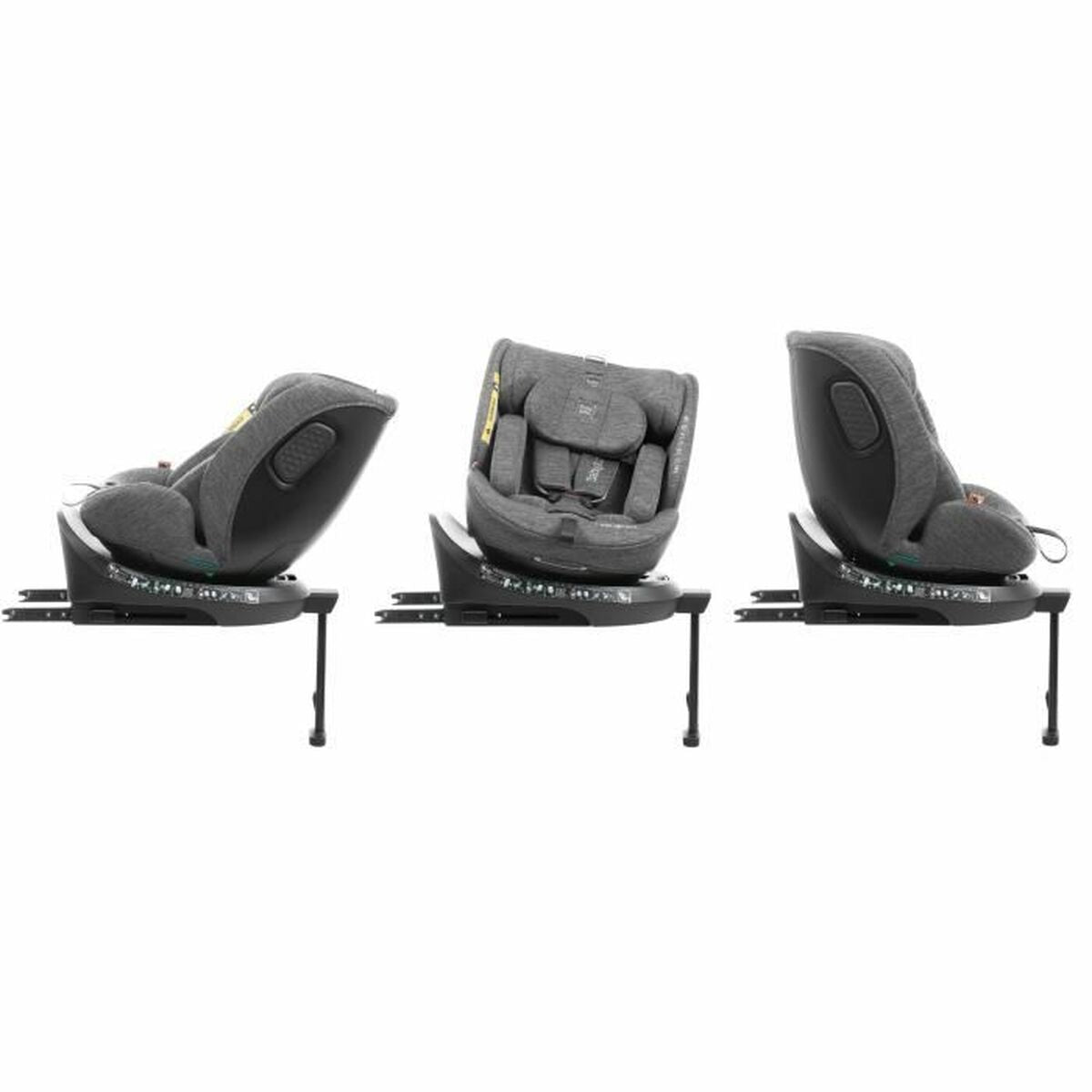 Scaun Auto Babyauto CORE Gri 0 (de 0 a 10 kilos) I (9 - 18 kg) II (15-25 kg) III (22 - 36 kg) Infantil ECE R129/04 - Bebelus, Scaune auto și accesorii