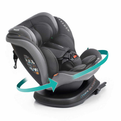 Scaun Auto Babyauto RODIA Gri 0 (de 0 a 10 kilos) I (9 - 18 kg) II (15-25 kg) III (22 - 36 kg) Infantil ECE R129/04 - Bebelus, Scaune auto și accesorii