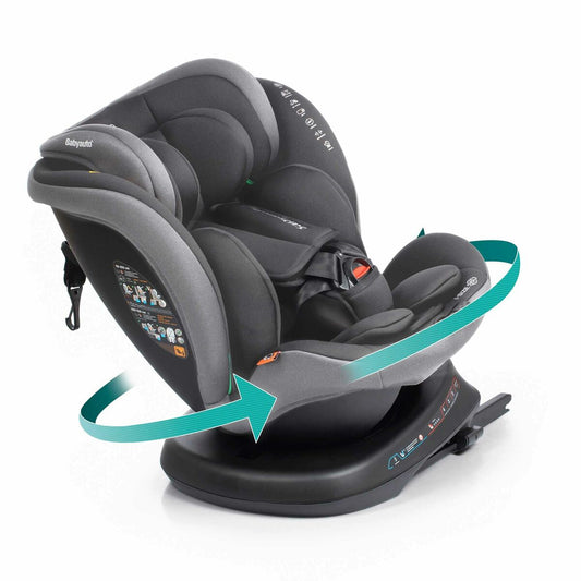 Scaun Auto Babyauto RODIA Gri 0 (de 0 a 10 kilos) I (9 - 18 kg) II (15-25 kg) III (22 - 36 kg) Infantil ECE R129/04 - Bebelus, Scaune auto și accesorii