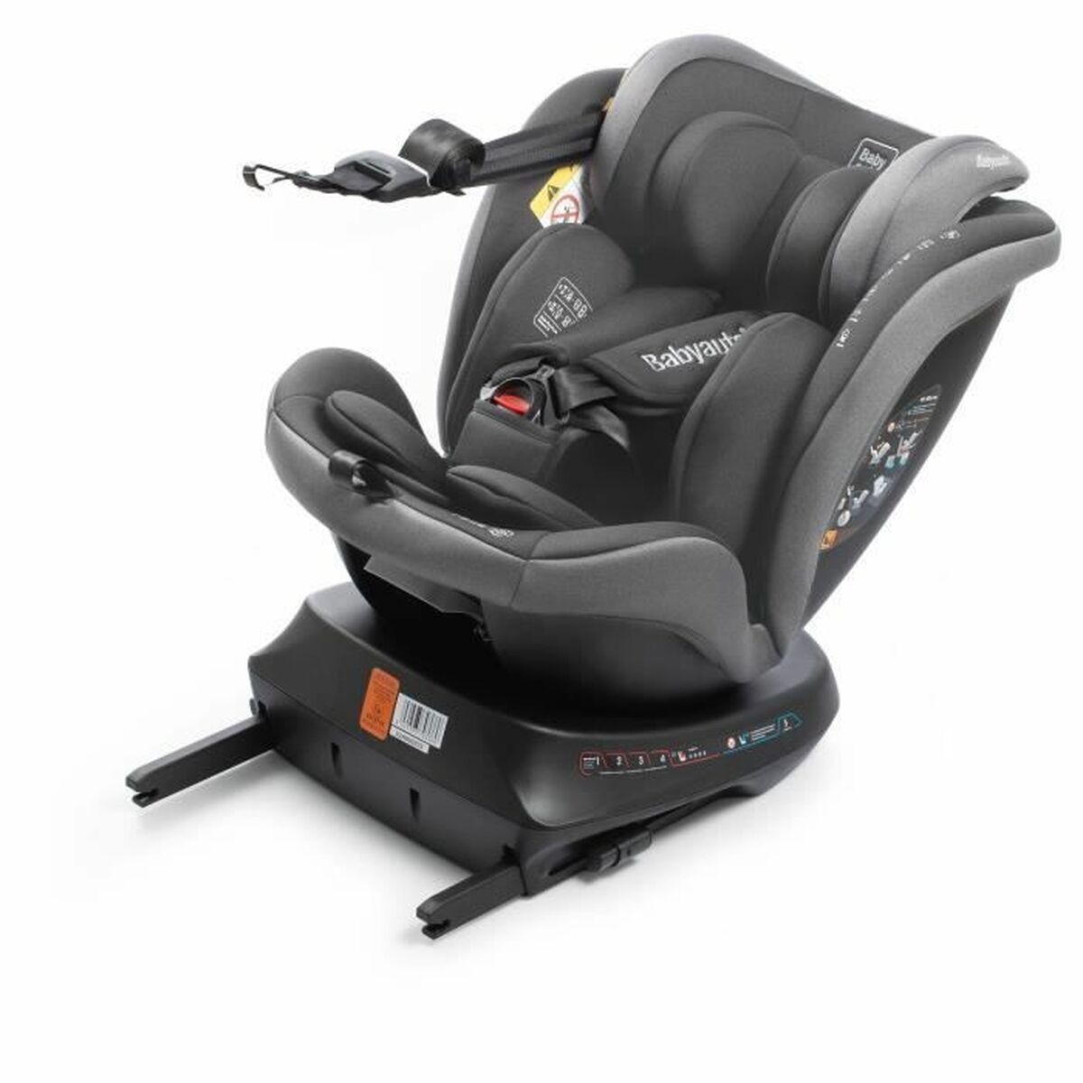 Scaun Auto Babyauto RODIA Gri 0 (de 0 a 10 kilos) I (9 - 18 kg) II (15-25 kg) III (22 - 36 kg) Infantil ECE R129/04 - Bebelus, Scaune auto și accesorii