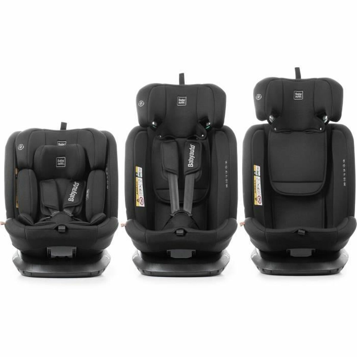 Scaun Auto Babyauto ACROSS Negru 0 (de 0 a 10 kilos) I (9 - 18 kg) II (15-25 kg) III (22 - 36 kg) Infantil ECE R129/04 - Bebelus, Scaune auto și accesorii