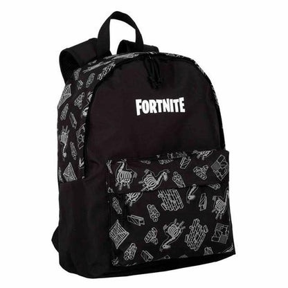 Ghiozdan Fortnite Dark black Negru 41 x 31 x 13,5 cm Reflectorizant/ă - Birou și papetărie, Material școlar și educațional