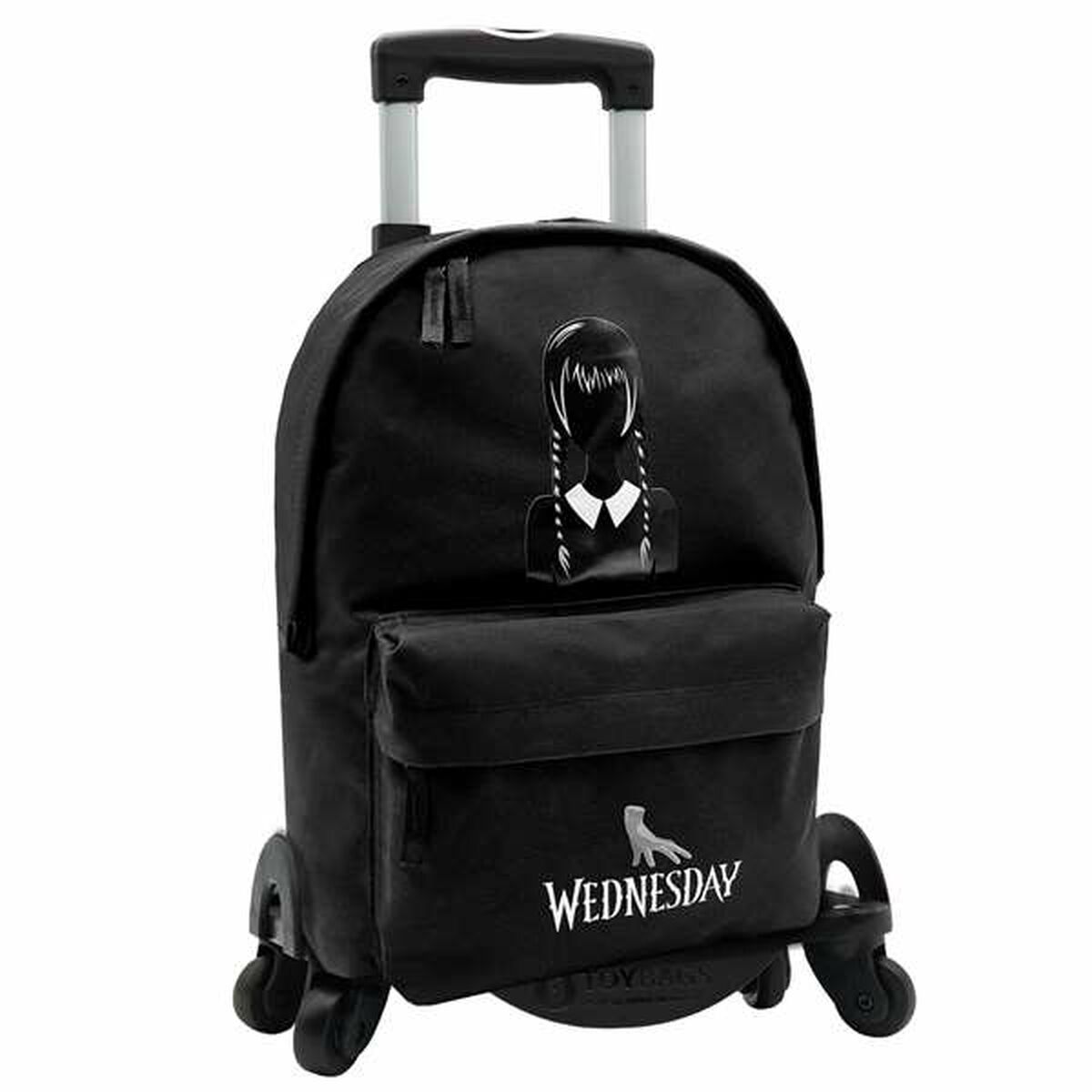 Ghiozdan cu Roți Wednesday Negru 43 x 31 x 13,5 cm - Birou și papetărie, Material școlar și educațional