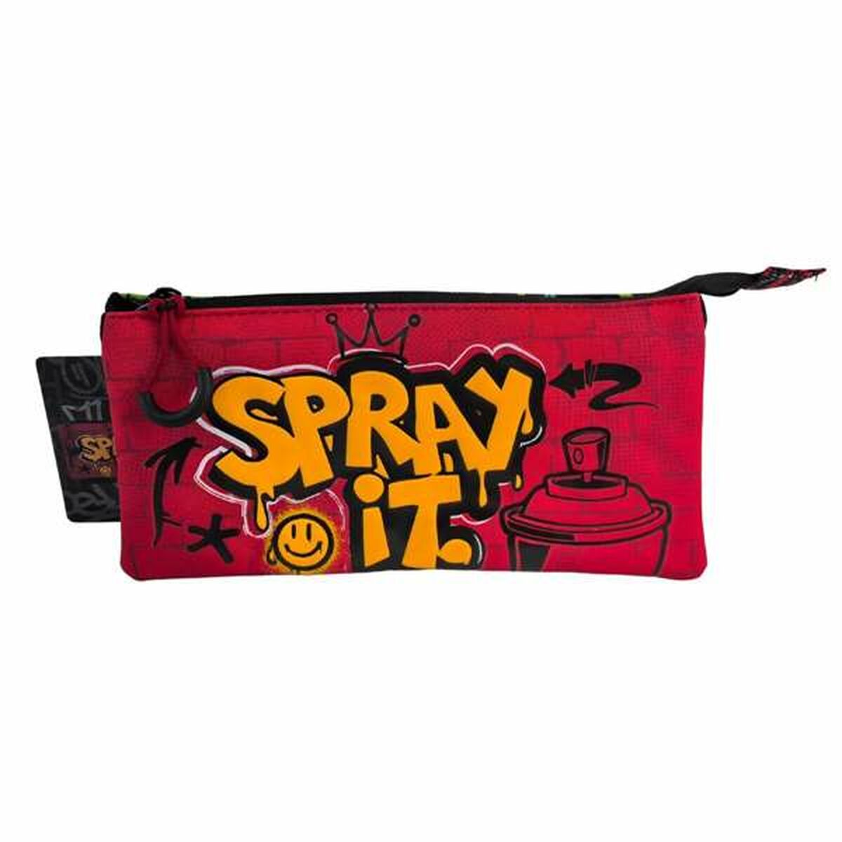 Penar triplu Toybags Grafitti 11 x 23 x 5 cm - Birou și papetărie, Material școlar și educațional