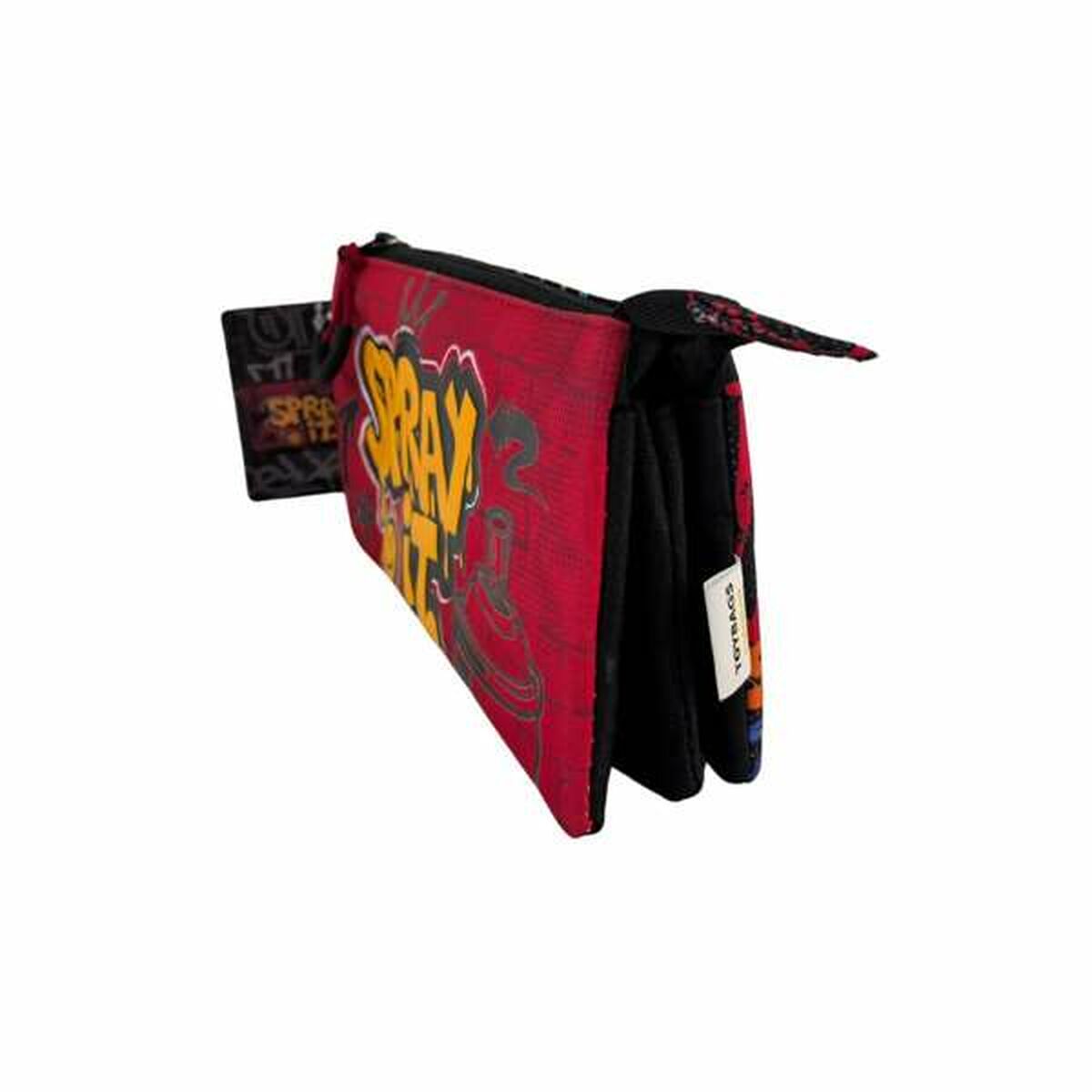 Penar triplu Toybags Grafitti 11 x 23 x 5 cm - Birou și papetărie, Material școlar și educațional