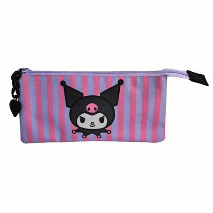 Penar triplu Kuromi 44 x 30 x 20 cm - Birou și papetărie, Material școlar și educațional