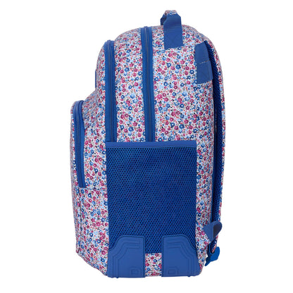 Ghiozdan Nait Nait Flores coimbra azul Albastru 32 x 42 x 15 cm - Birou și papetărie, Material școlar și educațional
