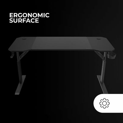 Birou Gaming Mars Gaming ERGO Negru 140 x 60 cm - Acasă și bucătărie, Mobilă