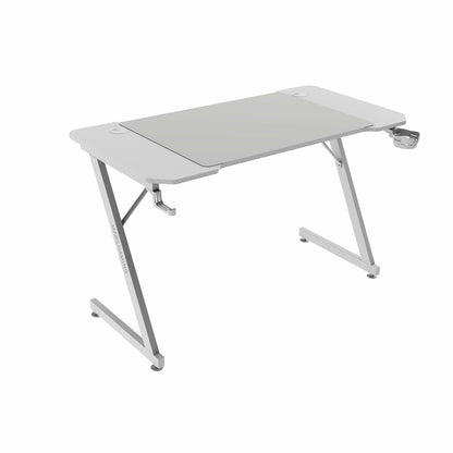 Birou Gaming Mars Gaming ERGO Alb 140 x 60 cm - Acasă și bucătărie, Mobilă