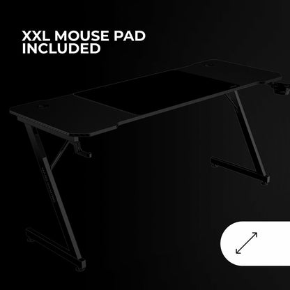 Birou Gaming Mars Gaming ERGO Negru 160 x 60 cm - Acasă și bucătărie, Mobilă