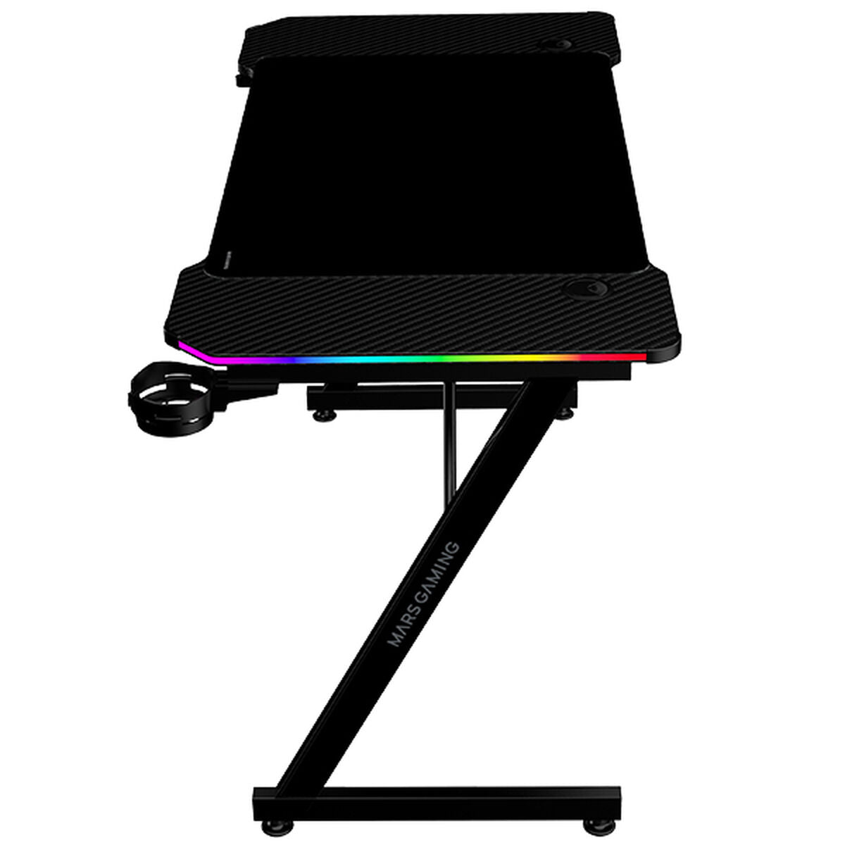 Birou Gaming Mars Gaming ESCRITORIO ERGO RGB Negru 120 x 60 cm - Acasă și bucătărie, Mobilă