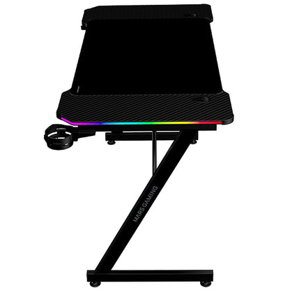 Birou Gaming Mars Gaming ESCRITORIO ERGO RGB Negru 120 x 60 cm - Acasă și bucătărie, Mobilă