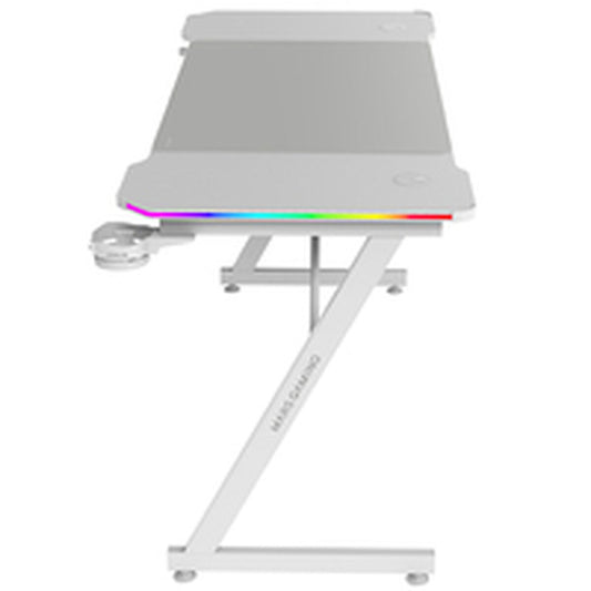 Birou Gaming Mars Gaming ERGO Alb 140 x 60 cm - Acasă și bucătărie, Mobilă