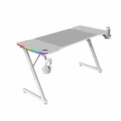 Birou Gaming Mars Gaming ERGO Alb 140 x 60 cm - Acasă și bucătărie, Mobilă