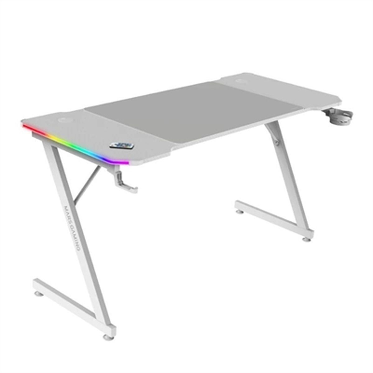 Birou Gaming Mars Gaming ERGO Alb 140 x 60 cm - Acasă și bucătărie, Mobilă