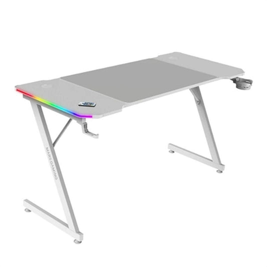 Birou Gaming Mars Gaming ERGO Alb 140 x 60 cm - Acasă și bucătărie, Mobilă
