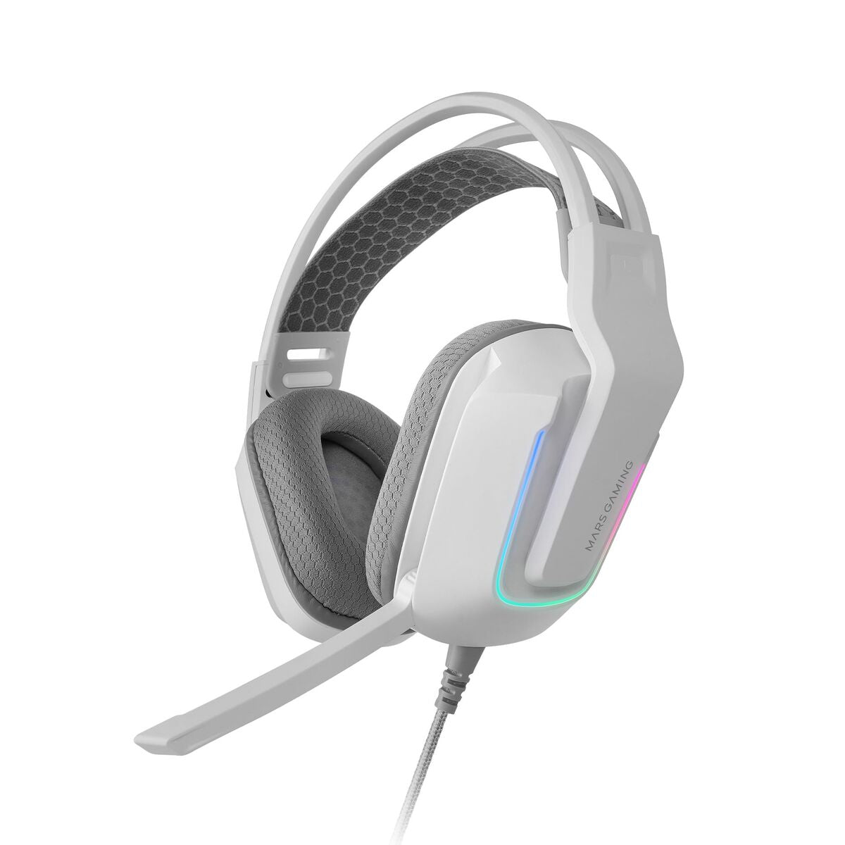 Căști cu Microfon Gaming Mars Gaming MH-Strike Alb Multicolor - Electronică, Joc video