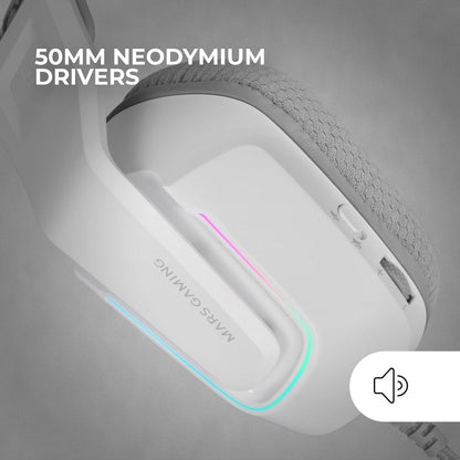 Căști cu Microfon Gaming Mars Gaming MH-Strike Alb Multicolor - Electronică, Joc video