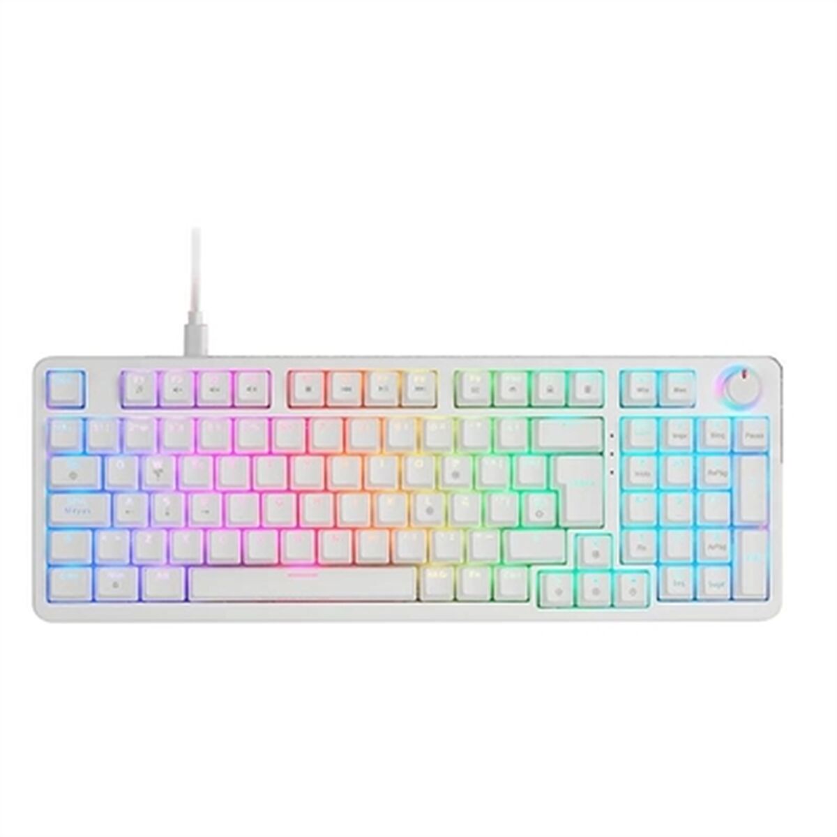 Tastatură Gaming Mars Gaming MKPROWYES Alb Qwerty Spaniolă - Tehnică de calcul, Accesorii