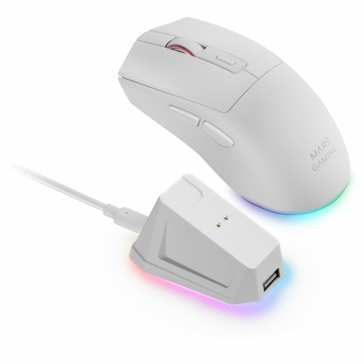 Mouse Gaming Mars Gaming MMT3W Alb - Tehnică de calcul, Accesorii