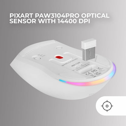 Mouse Gaming Mars Gaming MMT3W Alb - Tehnică de calcul, Accesorii