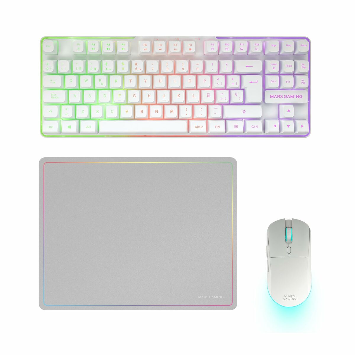 Pachet Gaming Mars Gaming MCPWTKLWES - Electronică, Joc video