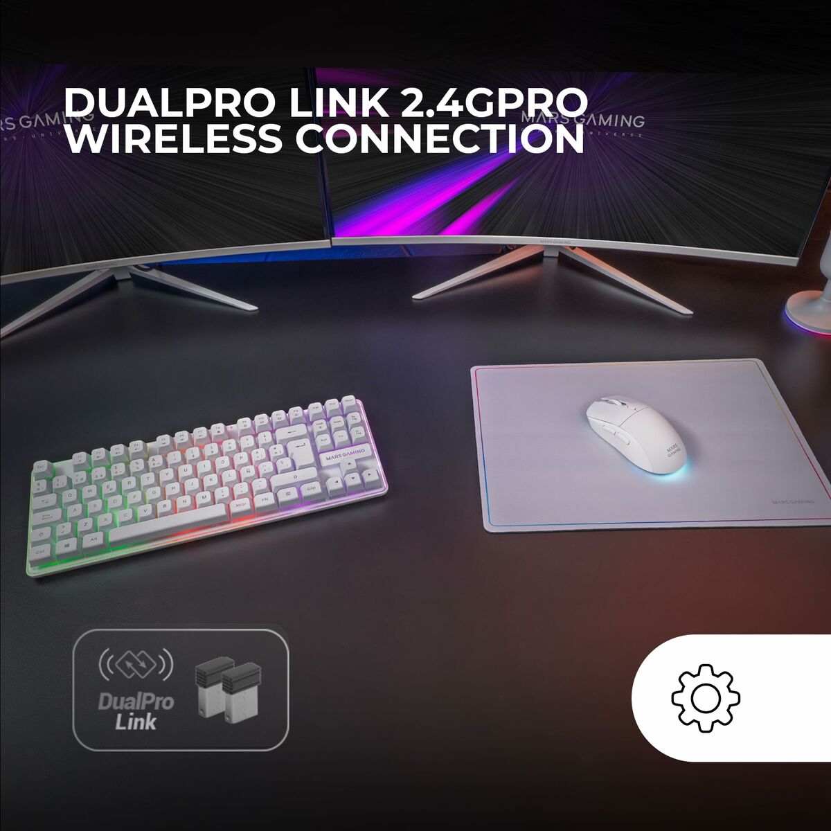 Pachet Gaming Mars Gaming MCPWTKLWES - Electronică, Joc video