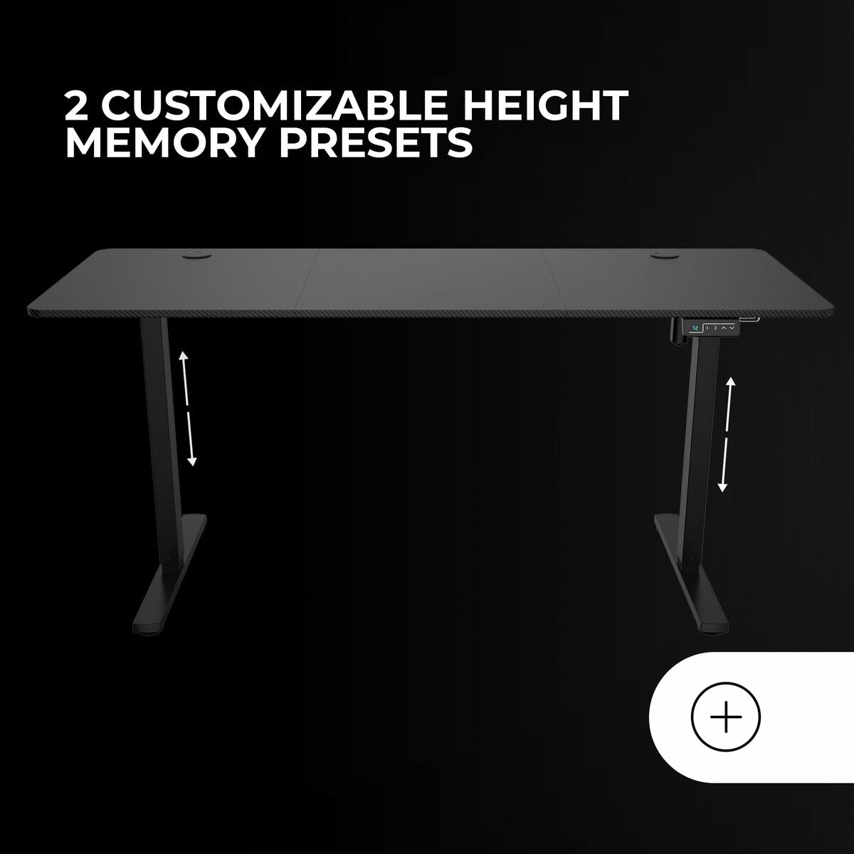 Birou Mars Gaming MGDERGOPRO160 Negru 160 x 60 cm - Acasă și bucătărie, Mobilă