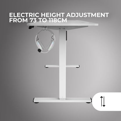 Birou Mars Gaming MGDERGOPRO160W Alb 160 x 60 cm - Acasă și bucătărie, Mobilă