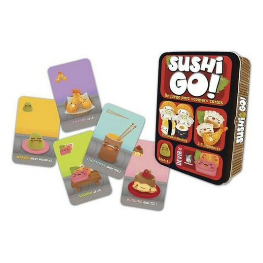 Jocuri de cărți Sushi Go! Devir 221855 (ES) (ES) - Jucarii si jocuri, Jocuri și accesorii