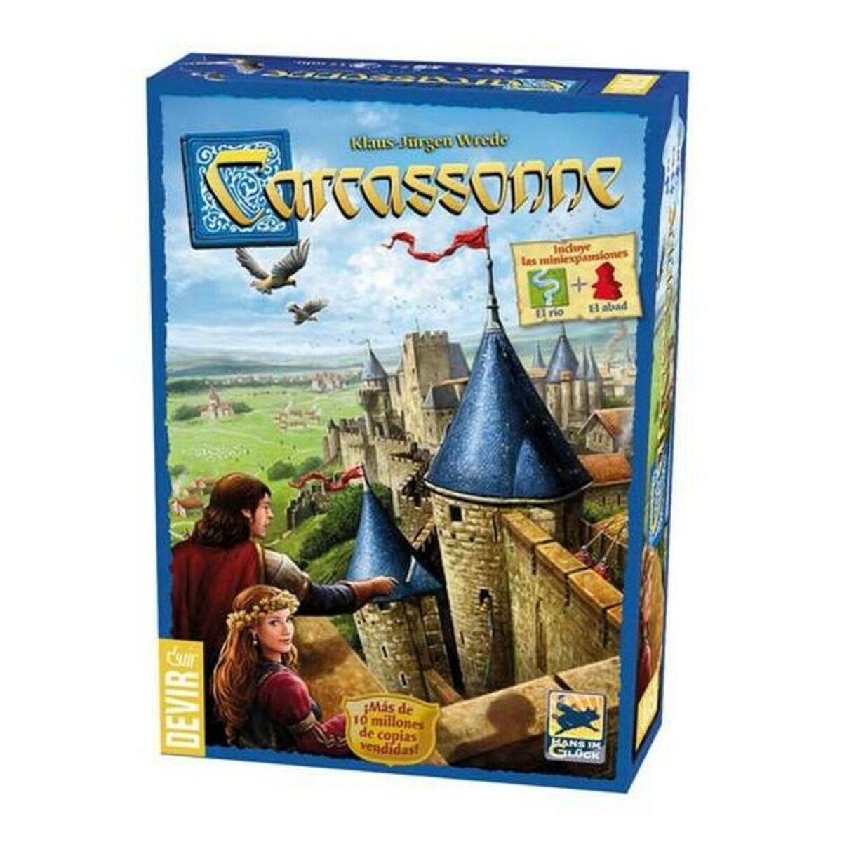 Joc de Masă Carcassonne Devir 222593 (ES) - Jucarii si jocuri, Jocuri și accesorii