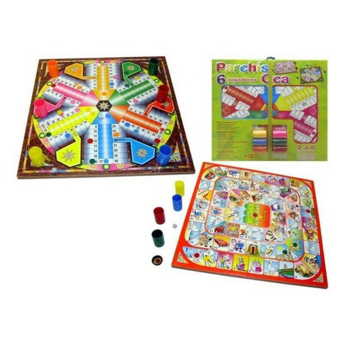 Tablă de Parchís și Oca 40,5 x 40,5 x 1,2 cm - Jucarii si jocuri, Jocuri și accesorii
